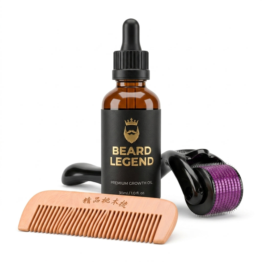 Beard Legend™ 3-in-1 Beard Growth Support Kit