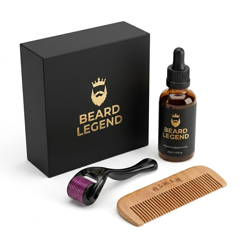 Beard Legend™ 3-in-1 Beard Growth Support Kit