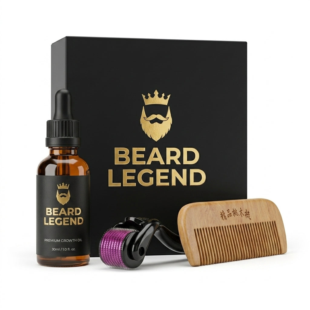 Beard Legend™ 3-in-1 Beard Growth Support Kit